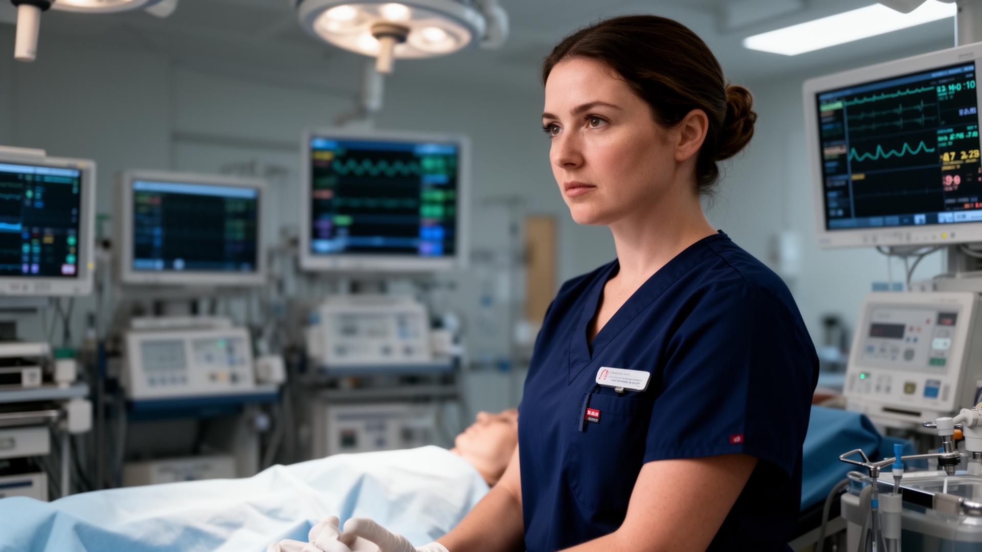Certified Registered Nurse Anesthetists in clinical setting